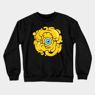 Eye Yellow Hole Crewneck Sweatshirt